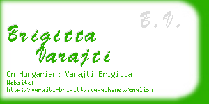 brigitta varajti business card